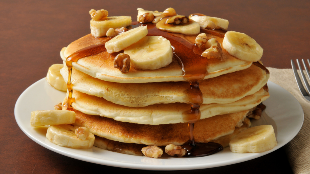 Banana pancakes - cheap meal ideas