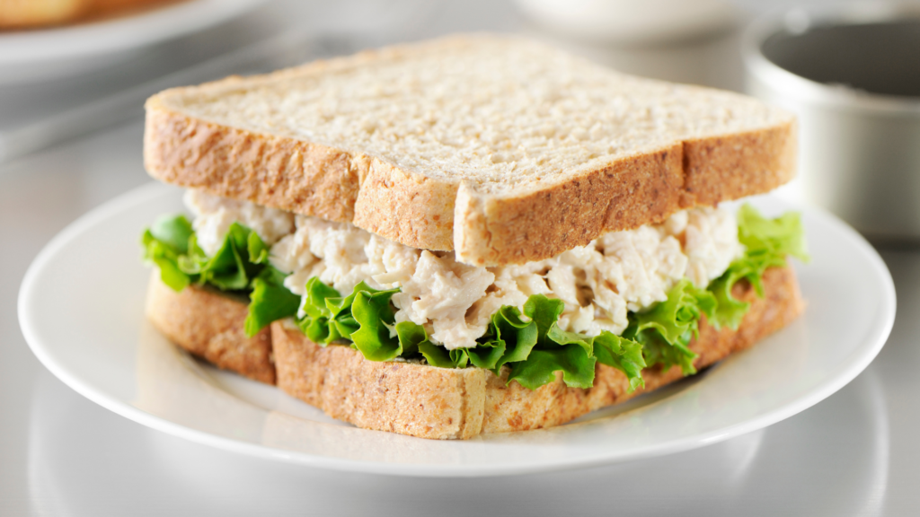 Chickpea salad sandwich